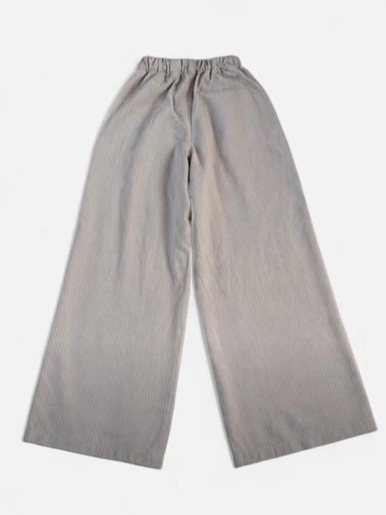 aerie Pants - NWT Aerie Wide Leg Flowy Cotton Pants Office Siren Chic Pinstripe Stretchy Waist